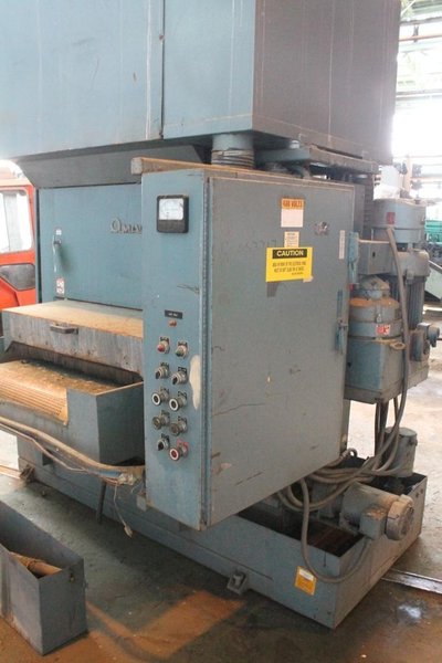 36&#039; AMADA WET BELT METAL DEBURRING MACHINE: STOCK #16817