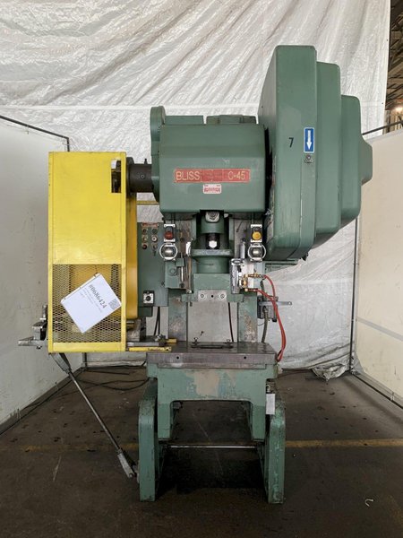 45 TON BLISS C-45 OBI PRESS. STOCK # 0327826