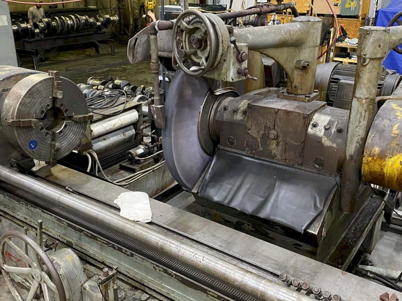 Reinecker 140″ Crankshaft Grinder, 1973 – Updated with CNC Dresser, Wheels, Chucks, and More