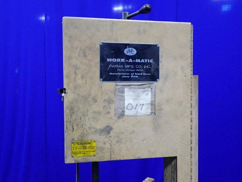 PARMA MFG. CO. 8" X 14" WORK-A-MATIC VERTICAL BAND SAW