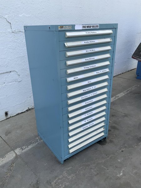 17 DRAWER STANLEY VIDMAR CABINET: STOCK #81360