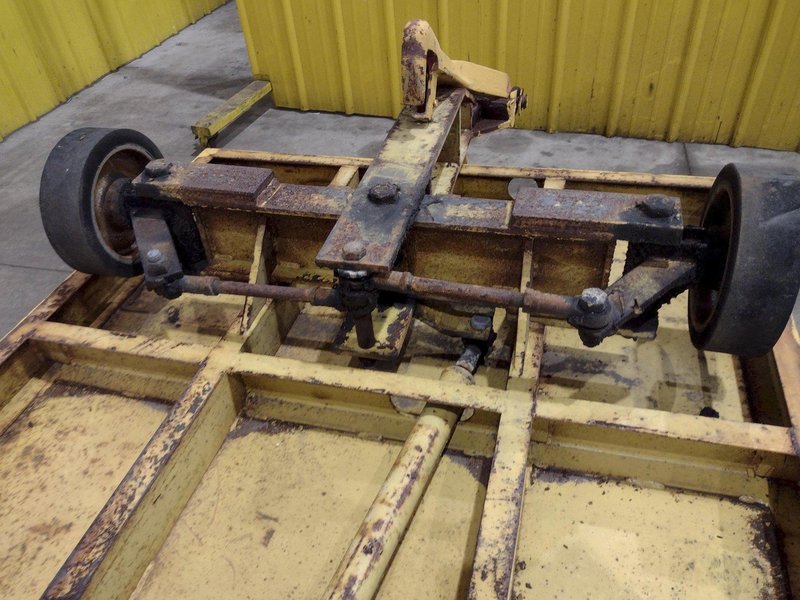 10,000 LBS X 4' X 9' HEAVY DUTY MOBILE TRANSFER / MOVING CART: STOCK #23520