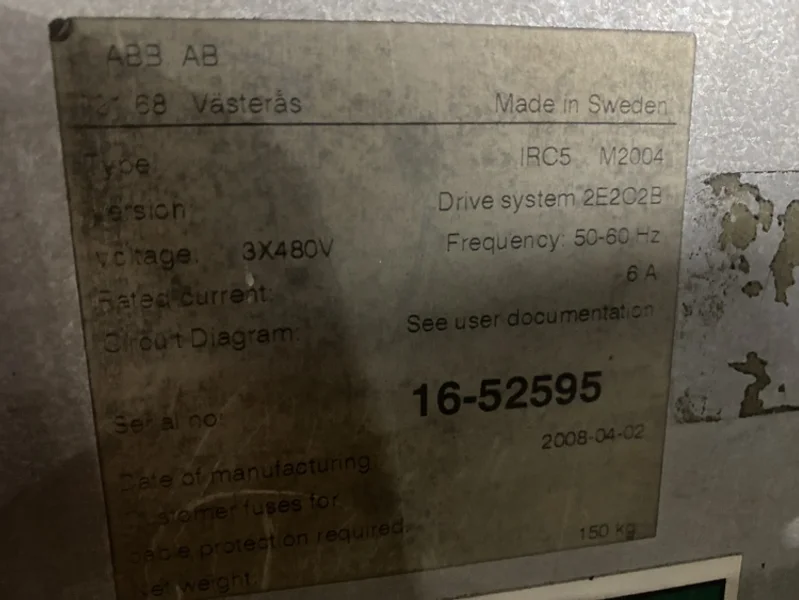 ABB – IRC5 M2004 Controls PARTS ONLY