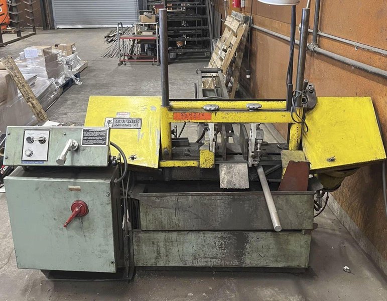 9&quot;X 18&quot; W. F. WELLS 9&quot; MODEL W-9 TWIN POST HORIZONTAL BANDSAW: STOCK #77899