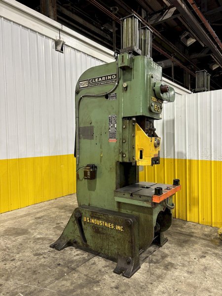 60 TON TORC-PAC USI CLEARING OBI PRESS 6" STROKE: STOCK #22824
