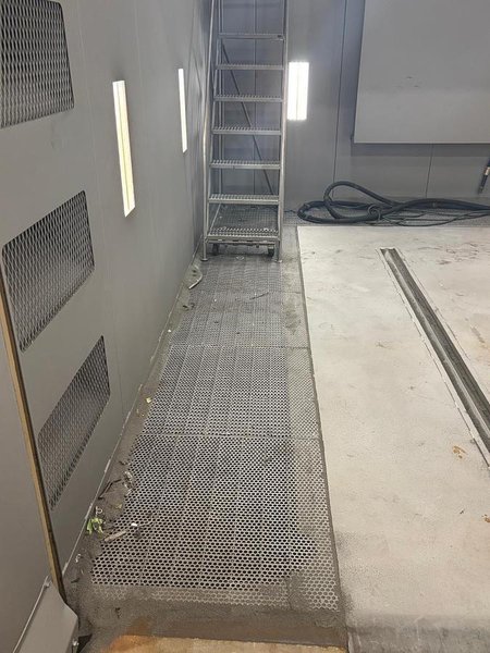 ABS Blast Room &amp; GFS Paint Booth Package, 2019 – 16’W x 14’H x 18’D Blast Booth, Complete Finishing System