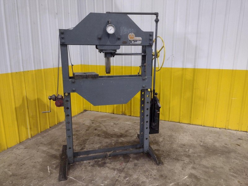 75 TON KR WILSON H-FRAME HYDRAULIC PRESS: YOBRO #25288