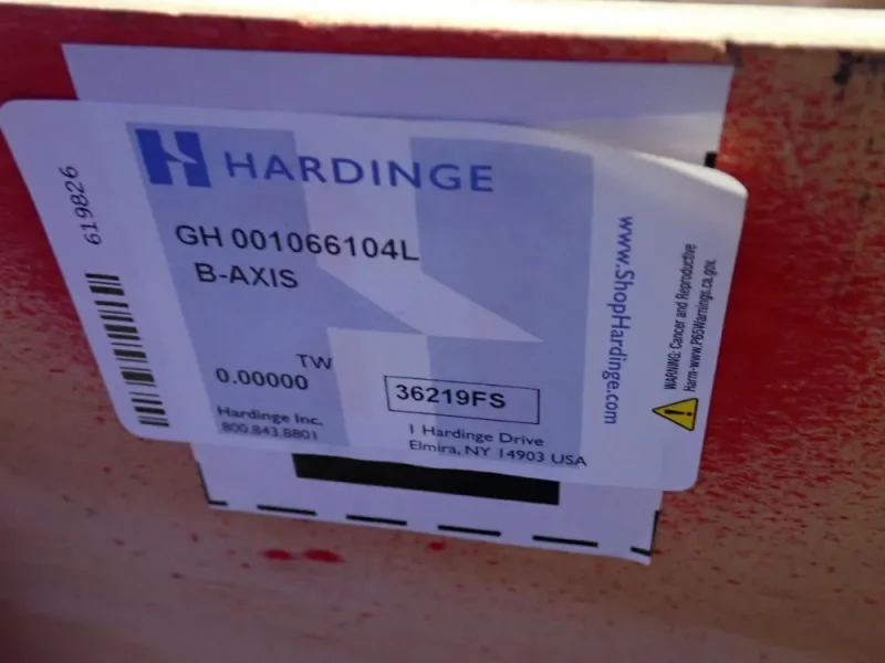 HARDINGE B-AXIS ROTARY MODULE  -  GH 001066104L