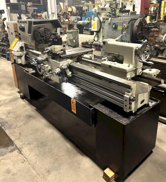 19" x 54" Leblond Makino Lathe Servo-Shift 25-1000 RPM, 3" Hole, Inch/mm, Taper, 10 HP