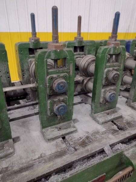 4 STAND x 2&quot; ARBOR X 13&quot; ROLLSPACE YODER MODEL #M2 ROLLFORMER: STOCK #23569