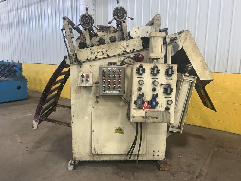 40" WIDE X .190" ROWE MODEL #C9-40 POWERED 5 ROLL COIL STRAIGHTENER: STOCK #13909