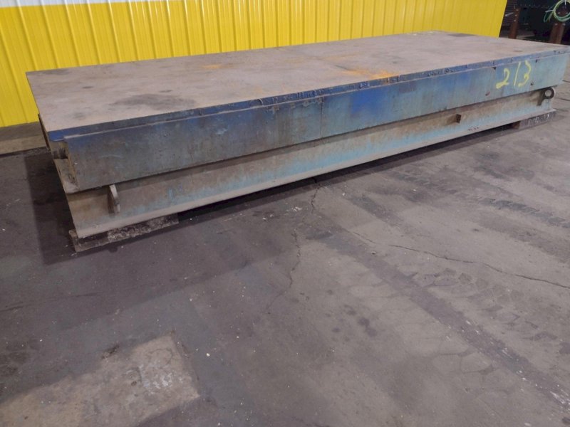 16&#039; X 6&#039; X 26&quot;H HEAVY DUTY STEEL TOP WELDING LAYOUT TABLE: STOCK #18978