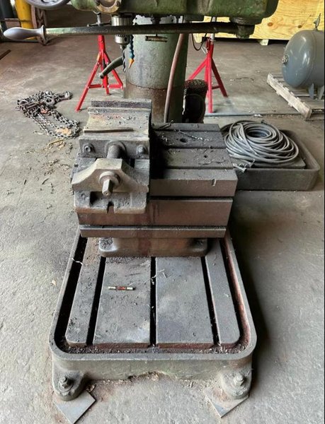 CARLTON 1A RADIAL ARM DRILL. STOCK # 0537526