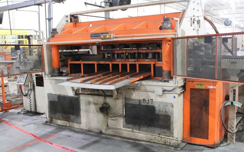 80 TON BRADBURY 4 POST CUTOFF/PREPUNCH PRESS: STOCK #63803
