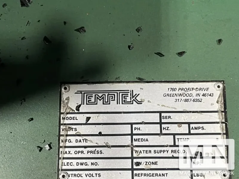 25 HP TEMPTEK MODEL 1420EM GRANULATOR