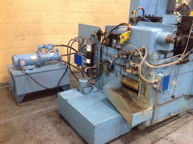 3&quot; LANDIS LANHYROL 2-ROLL EXTENDED SPINDLE THREADING &amp; FORM ROLLING MACHINE: STOCK #65295