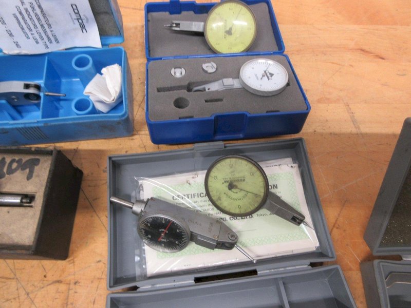 Dial and Test and Travel Indicators Assorted Brands and Styles- Auction Item