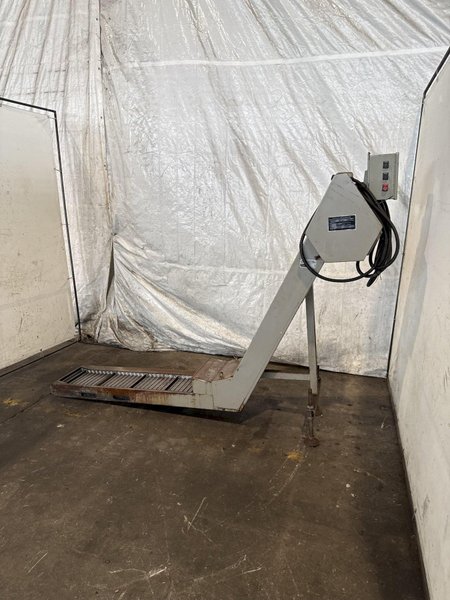 48&quot; LONG X 12&quot; WIDE HENNING KM0-0320-00 CHIP CONVEYOR. STOCK #1000225