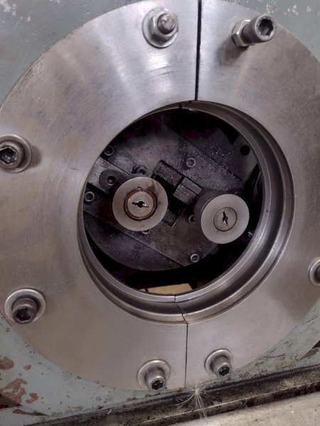 8" WELTY WAY HVAC PIPE COLLAR MAKING MACHINE: STOCK #17019