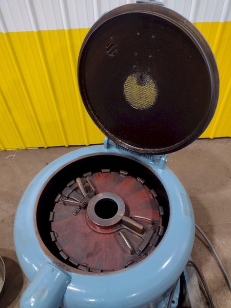 100 LB X 18&quot; X 8&quot; BARRETT MODEL #152 EXTRACTOR CENTRIFUGE CHIP SPINNER WRINGER: STOCK #19140