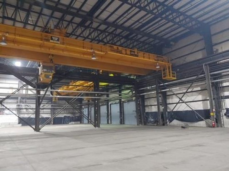 40 TON VIRGINIA TOP RUNNING DOUBLE GIRDER OVERHEAD BRIDGE CRANE