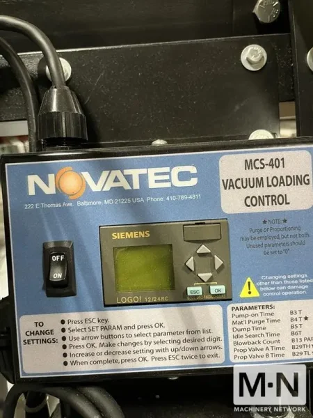 7 LB/HR NOVATEC MODEL ND-7 MEMBRANE DRYER MFG 2011