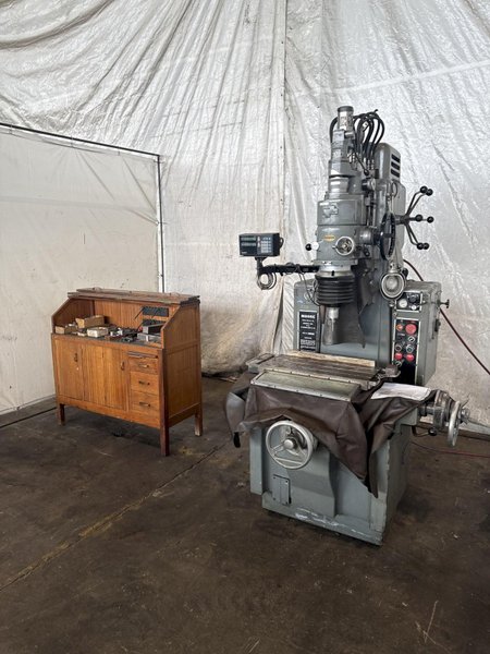 MOORE NO. G18 JIG GRINDER W/ CABINET OF TO0LING. STOCK # 0774725
