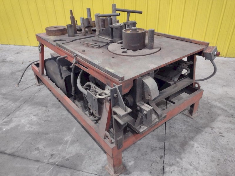 #11 IRON MASTER HYDRAULIC ROTARY REBAR BENDER &amp; BAR SHEAR: STOCK 22436