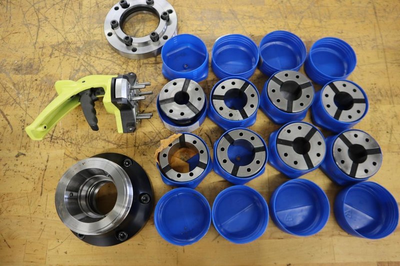 Royal Quick-Grip 52 Collet System w Collet Nose, Collets and Royal Collet Change Gun- Auction Item