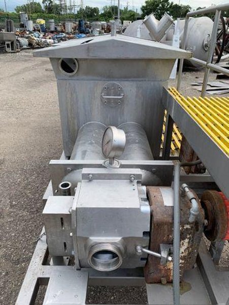 APV 10" 10" APV Discharge Screw Conveyor, S/S, 20 HP