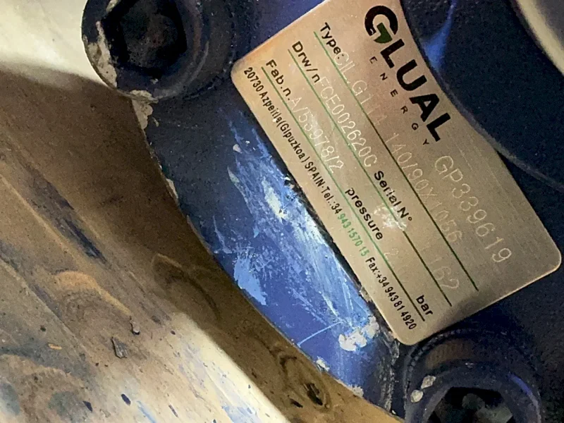 GLUAL ENERGY 220 BAR HYDRAULIC CYLINDER  -  CILG114 140/90X1056