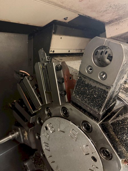 2014 MAZAK QUICK TURN NEXUS 250MSY-II CNC TURNING CENTER, MAZATROL MATRIX NEXUS 2 CONTROL, TWIN SPINDLE, LIVE TOOLING, Y-AXIS, TOOL EYE, CHIP CONVEYOR