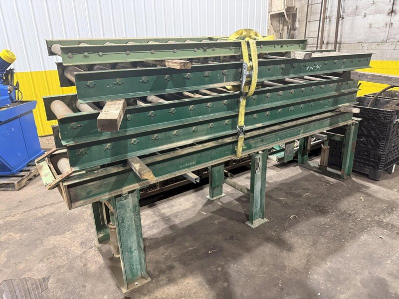 2001 BERCO PT250 TRACK PRESS WITH WTC ELECTRIC IMPACT WRENCH &amp; CONVEYOR: YOBRO #24374