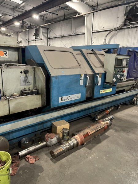 22" X 120" VICTOR (2002) MODEL #22120-DCL CNC LATHE: STOCK #18686