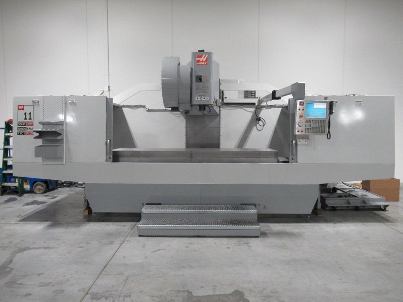 Haas VF-11 CNC Vertical Machining Center, 120" x 40" x 30", CT40 40 ATC, 10K RPM, Probing, Thru-Spindle Coolant