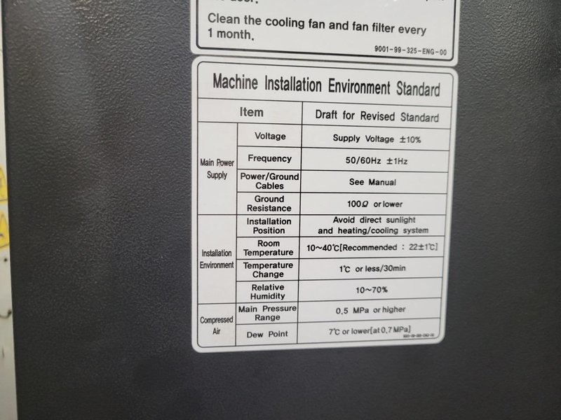 Hyundai WIA KF5600 VMC, 2018 – Fanuc, High Pressure Coolant, Chiller, Conveyor, Low Hours