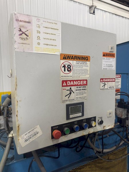 48" x 60" x 30" SUMMIT MODEL #F7-4P HORIZONTAL HYDRAULIC BALER, WITH AUTO TIPPER: YOBRO #24616