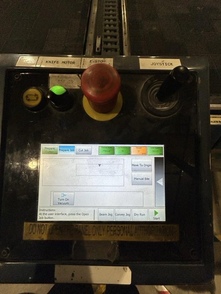 Gerber Paragon LX Knife Cutting Machine, 2014