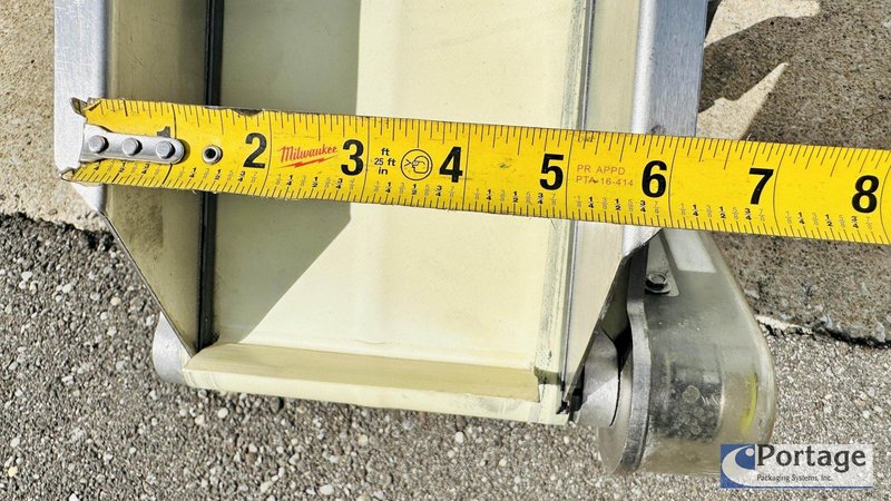 Dorner 7200 Series Sanitary  S.S. Conveyor  |  6” x 72" Up Conveyor with VFD Control