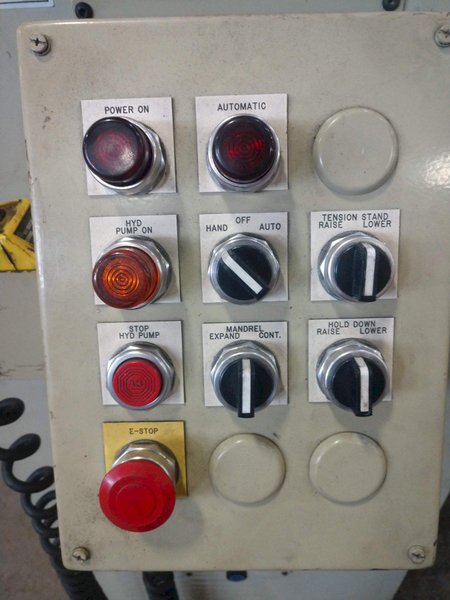 36" COE MODEL #CPRF-S336 POWERED FEED UP COIL TENSION STAND: STOCK #14310