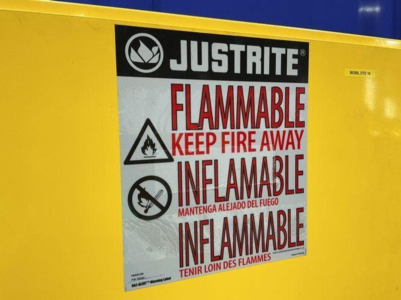JUSTRITE 110 GAL FLAMMABLE STORAGE CABINET