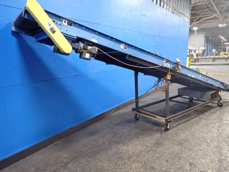 LENCO 30" X 222" PORTABLE CONVEYOR BELT SYSTEM