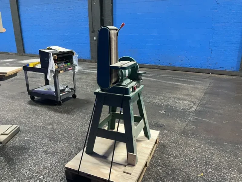 GRIZZLY 6” / 12” BELT/DISC SANDER-GRINDER  -  G-1183