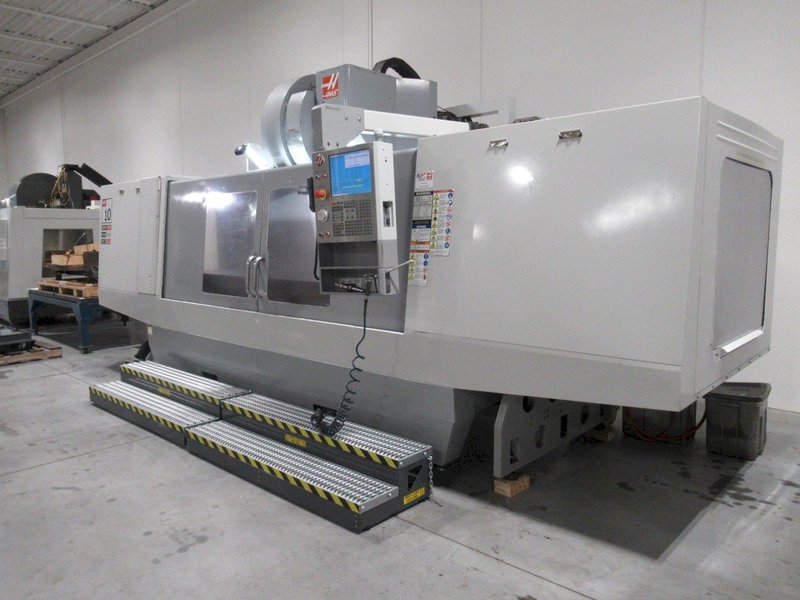 Haas VF-10B/40 CNC Vertical Machining Center, 120&quot; x 32&quot; x 30&quot;, 40 ATC, 2-Speed Gearbox, Probing, TS Coolant, Haas Maincon Control