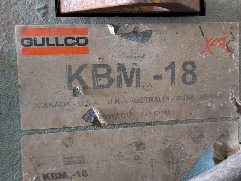 GULLCO MODEL #KBM-18 PLATE BEVELING MACHINE: YOBRO #24077