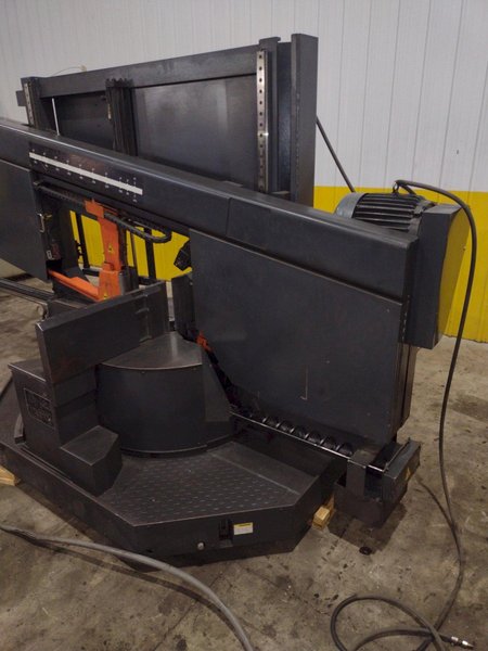 16&quot; X 28&quot; COSEN MODEL #SH-710LDM HORIZONTAL 60° MITERING BAND SAW: STOCK #23643