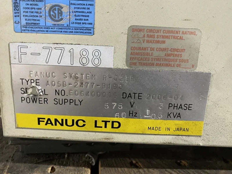 FANUC – R-J3iB ROBOT CONTROLLER PARTS ONLY