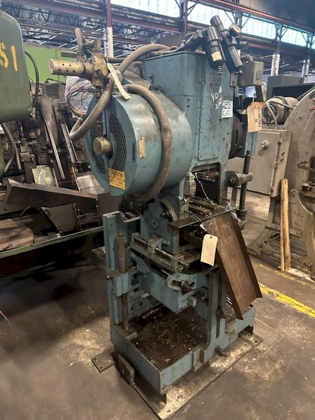 18 TON TISHKEN MODEL #COT6A4 6-WAY ADJUSTABLE CUTOFF PRESS: STOCK #15341