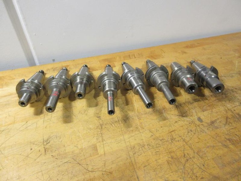 Erickson CAT50 Hydraulic Tool Holders 1/2"-1" (8)- Auction Item