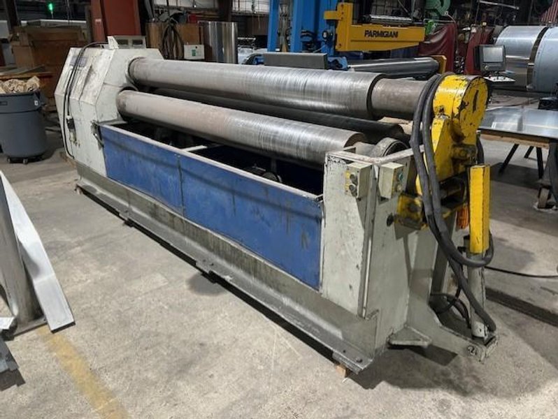 8' X 1/4" BIRMINGHAM MODEL #RH-0806 HYRAULIC DOUBLE PINCH PLATE ROLL 2007: YOBRO 25022